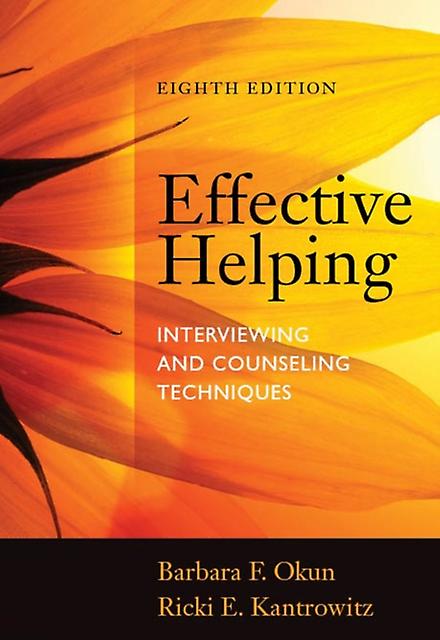 Effective Helping by Ricki Westfield State College Kantrowitz Paperback