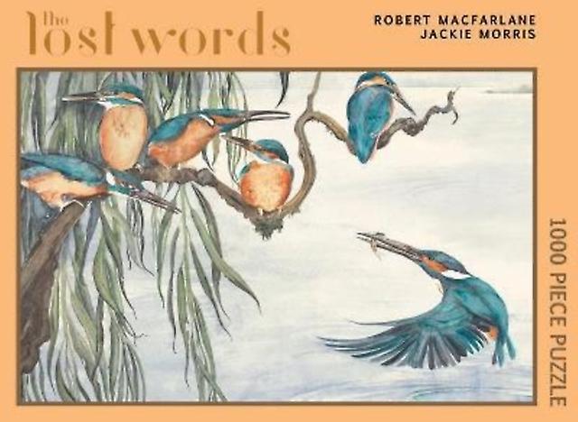 The Lost Words Kingfisher 1000 Piece Jigsaw by Robert Macfarlane Paperback Book