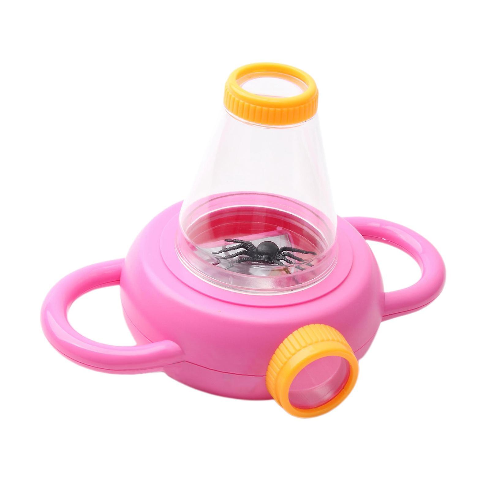 Bug Viewer Bug Jar Insekten Käferbeobachtung Viewer Box für Jungen Kinder Mädchen Rosa