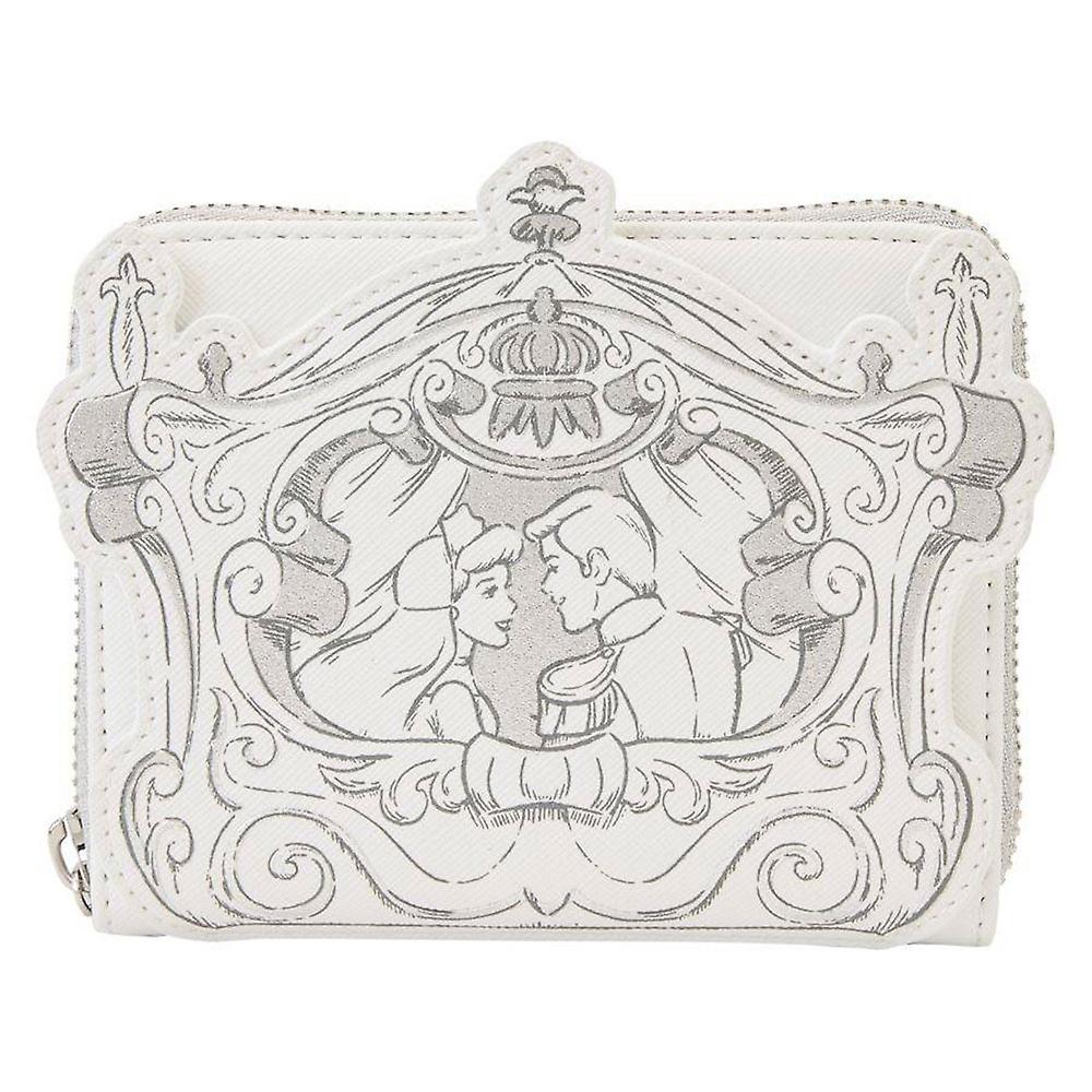 Licensed Loungefly Cinderella 1950 Happily Ever After Zip Around Wallet