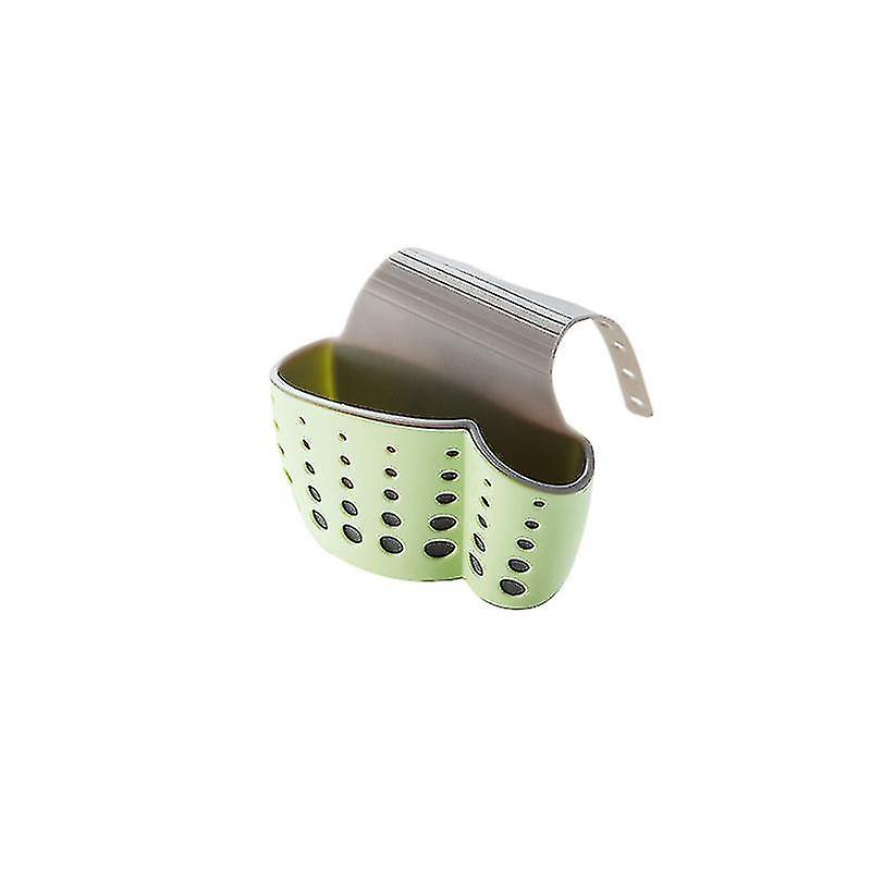 Kitchen Bathroom Hanging Basket Storage Thicker Double Sink Pouch Plastic Drain Sponge Holder Gadget