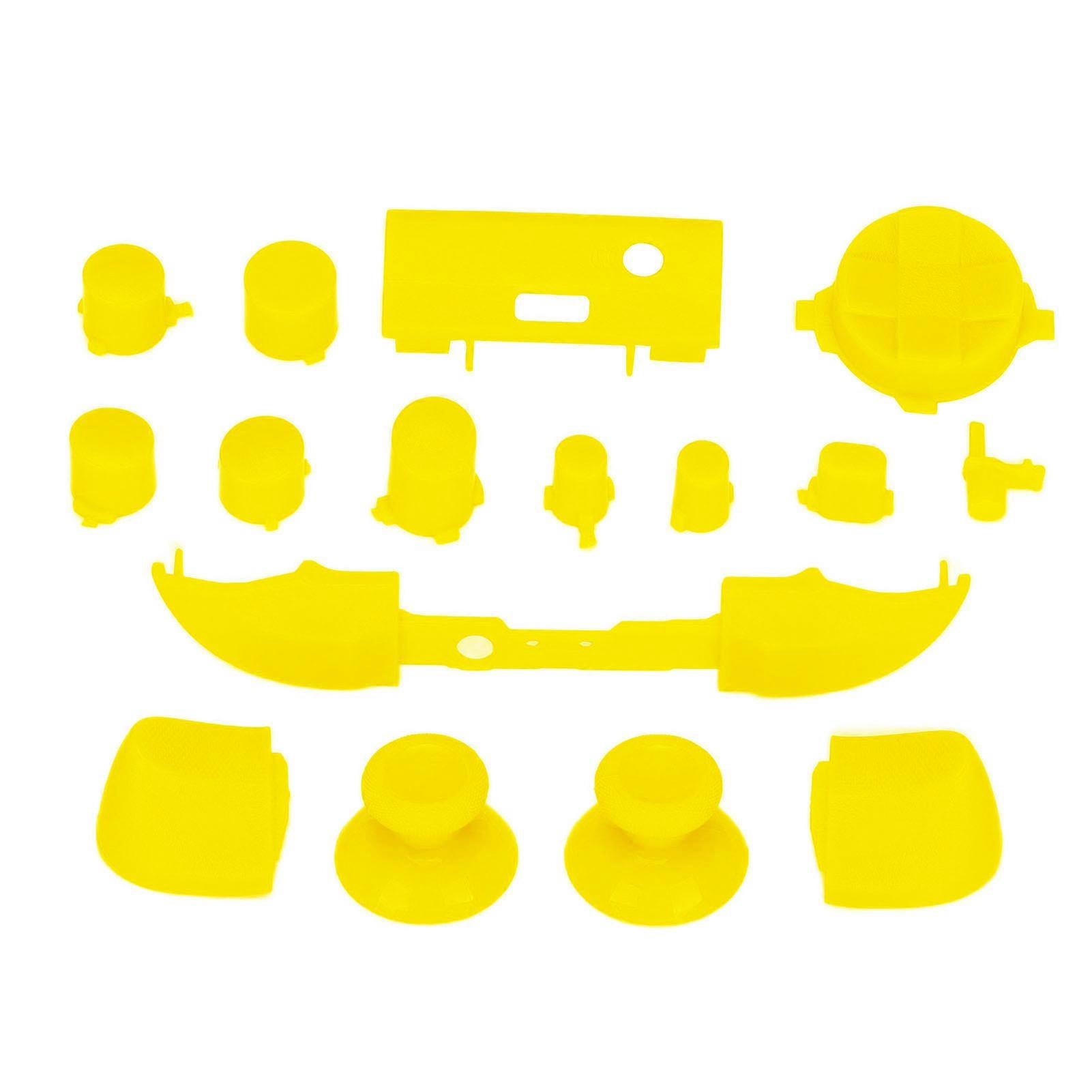 Full Button Replacement Kit Yellow Handle for Xbox Series X/S