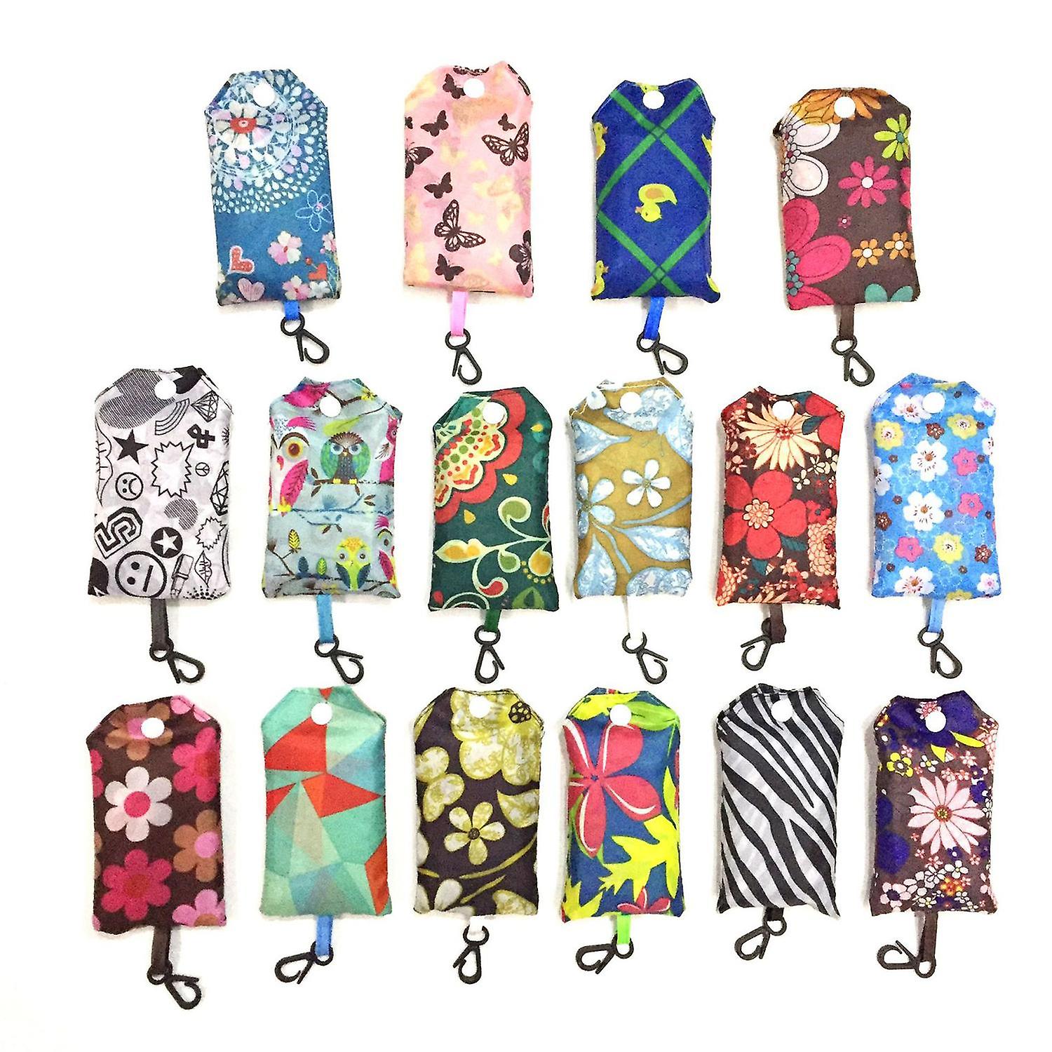 3 x Borsa della spesa pieghevole multiuso riutilizzabile portatile da donna Borsa della spesa a tracolla per la spesa