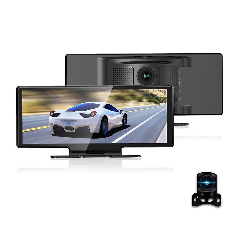 4K DVR Dash Camera Front & Rear Driving Recorder with 10.26 Inch Touchscreen for Carplay Android Aut