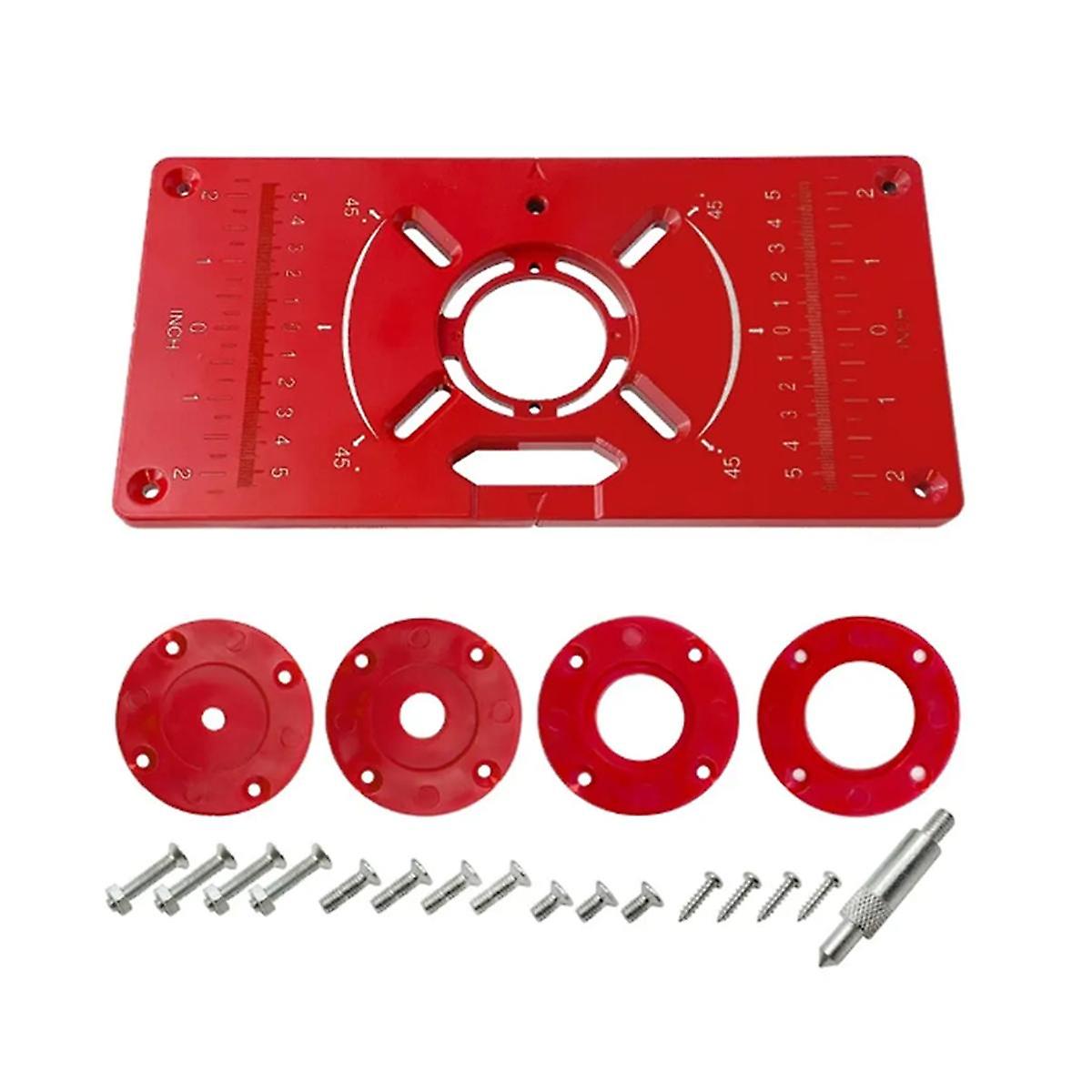 Router Table Insert Plate Woodworking Bench Table Saw for Multifunct Wood Plate Machine Engraving T