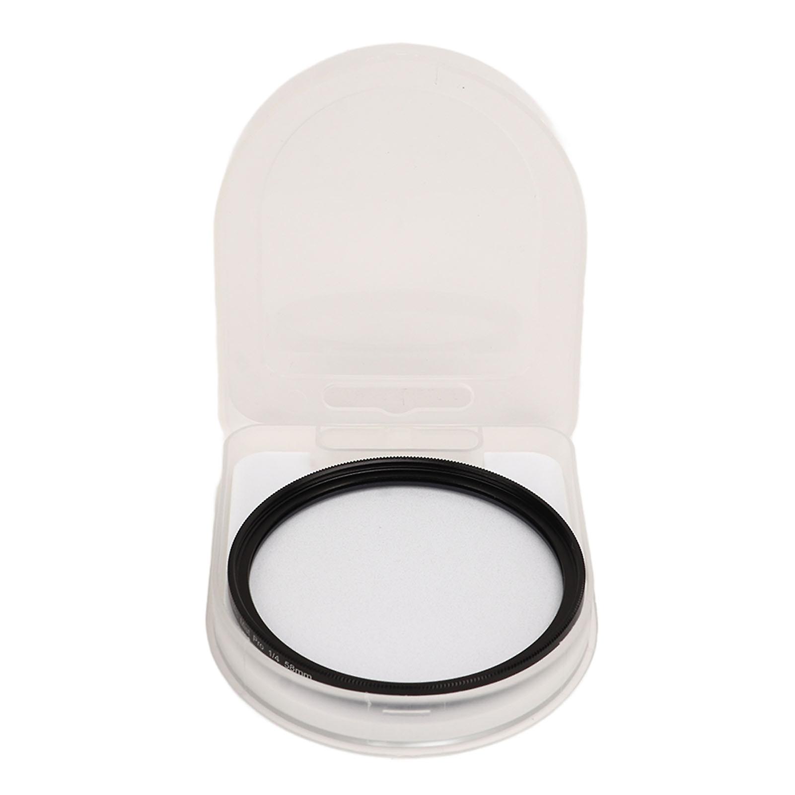 Enhance Your Shots with 1/4 Diffusion Camera Filter - Cinematic Soft Focus & MRC Coating