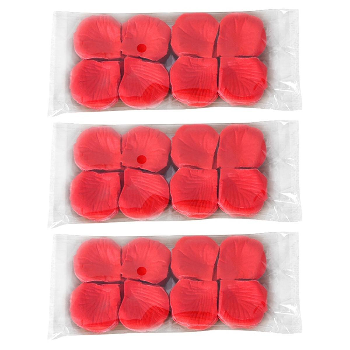 3000PCSバラの花びら、花、ベッド&バレンタインデコレーションのためのバラの花びら、結婚私デコレーション、Artif