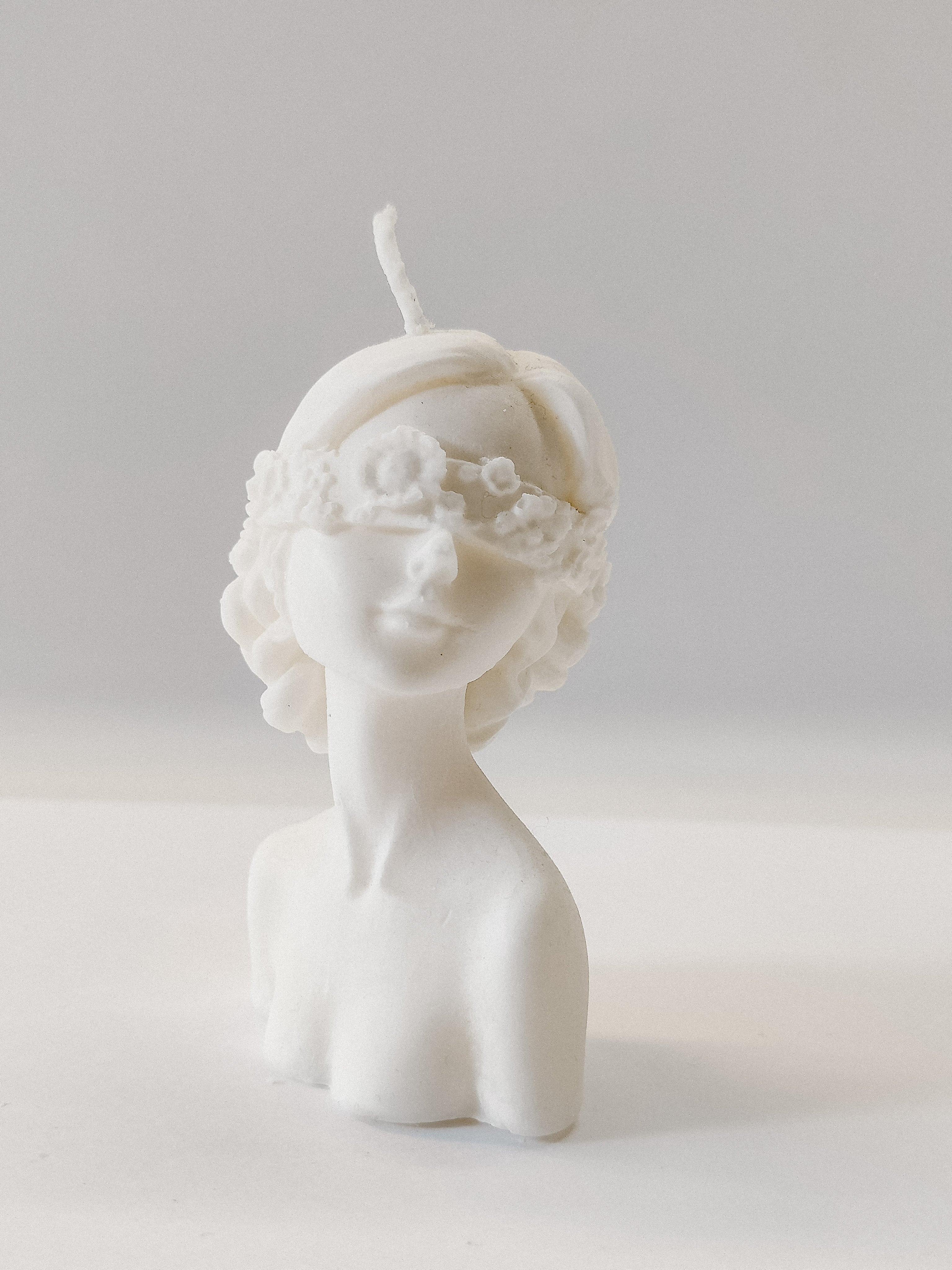 blomma, flicka, ljus