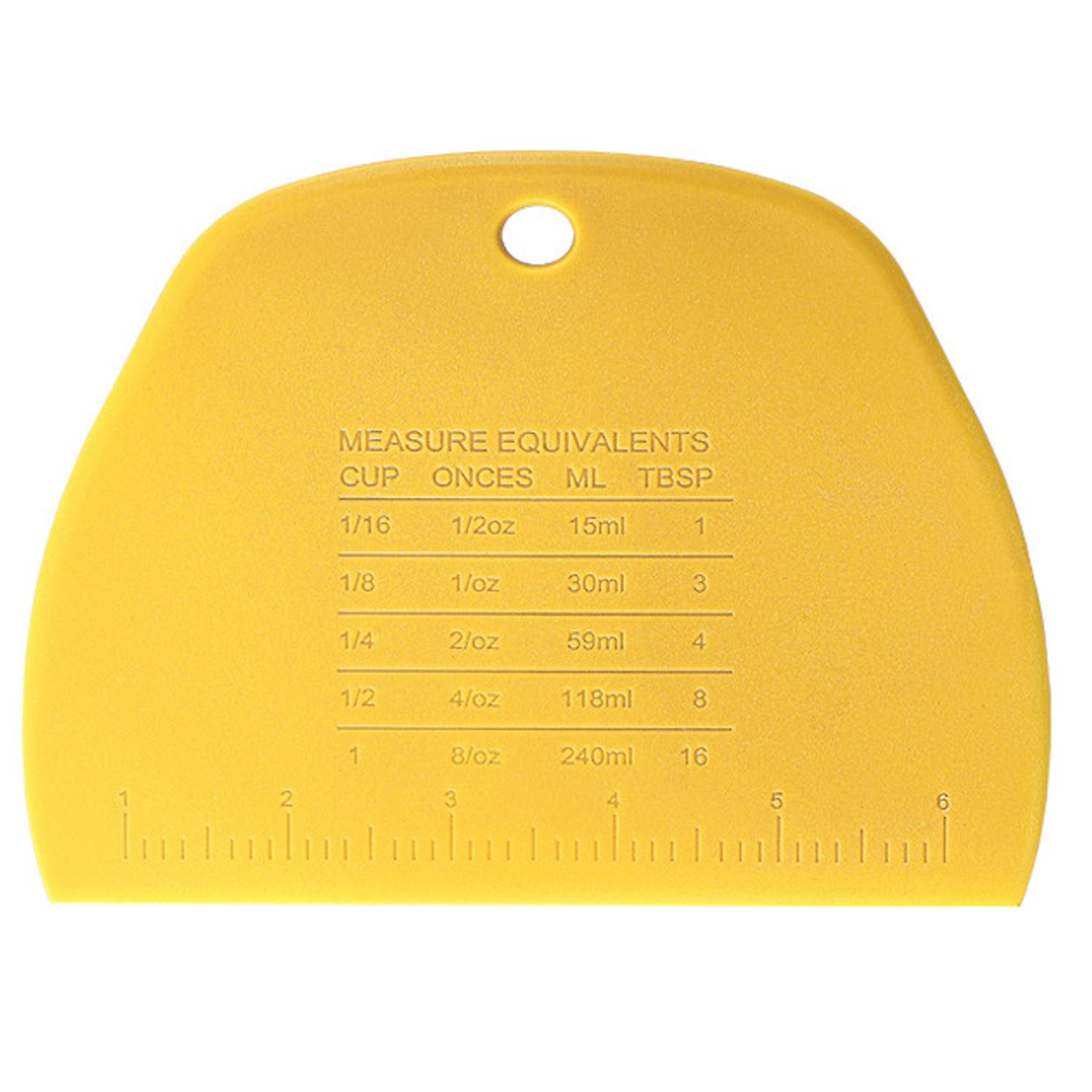 OuZhan Baking Scraper Ergonomic Slicing Food Grade Handheld Efficient Dough Cutter Spatula Bakeware