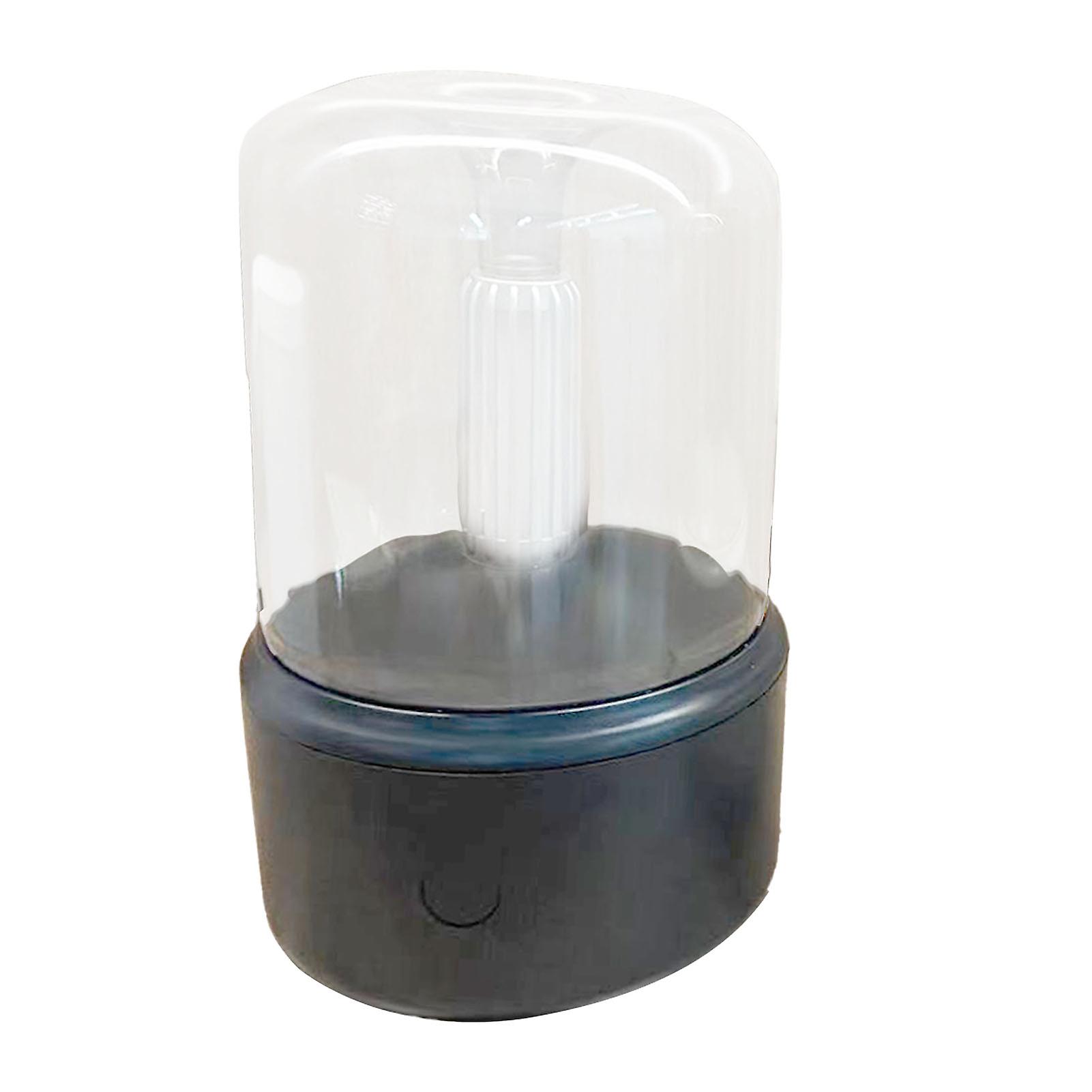 Candlelight Lamp Aromatherapy Machine Cold Air Aromatherapy Diffuser Automatic Shutdown Air Humidifier Portable Desk Cool Mist Humidifier Black 