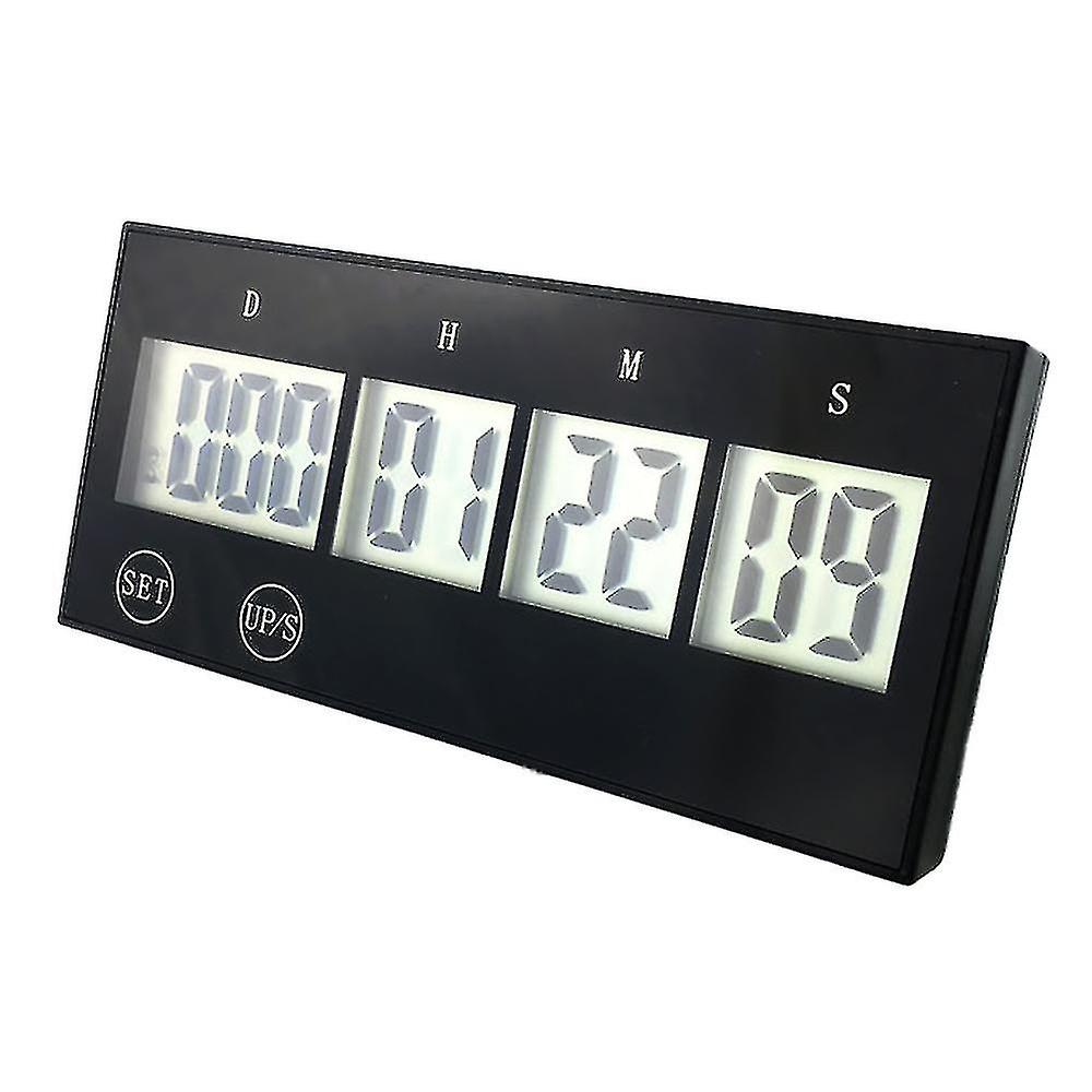 Reusable Countdown Clock For All Of The Big Events In Your Life| Up To 999 Day Countdown Timer Black