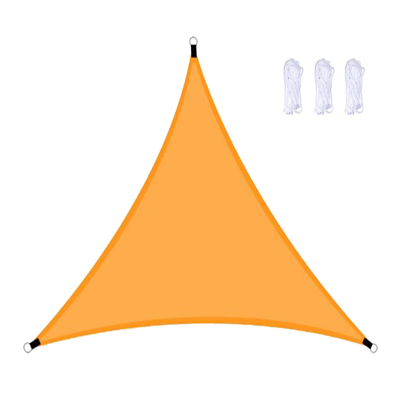 Orange Polyester Shade Sail for Outdoor Sun Protection