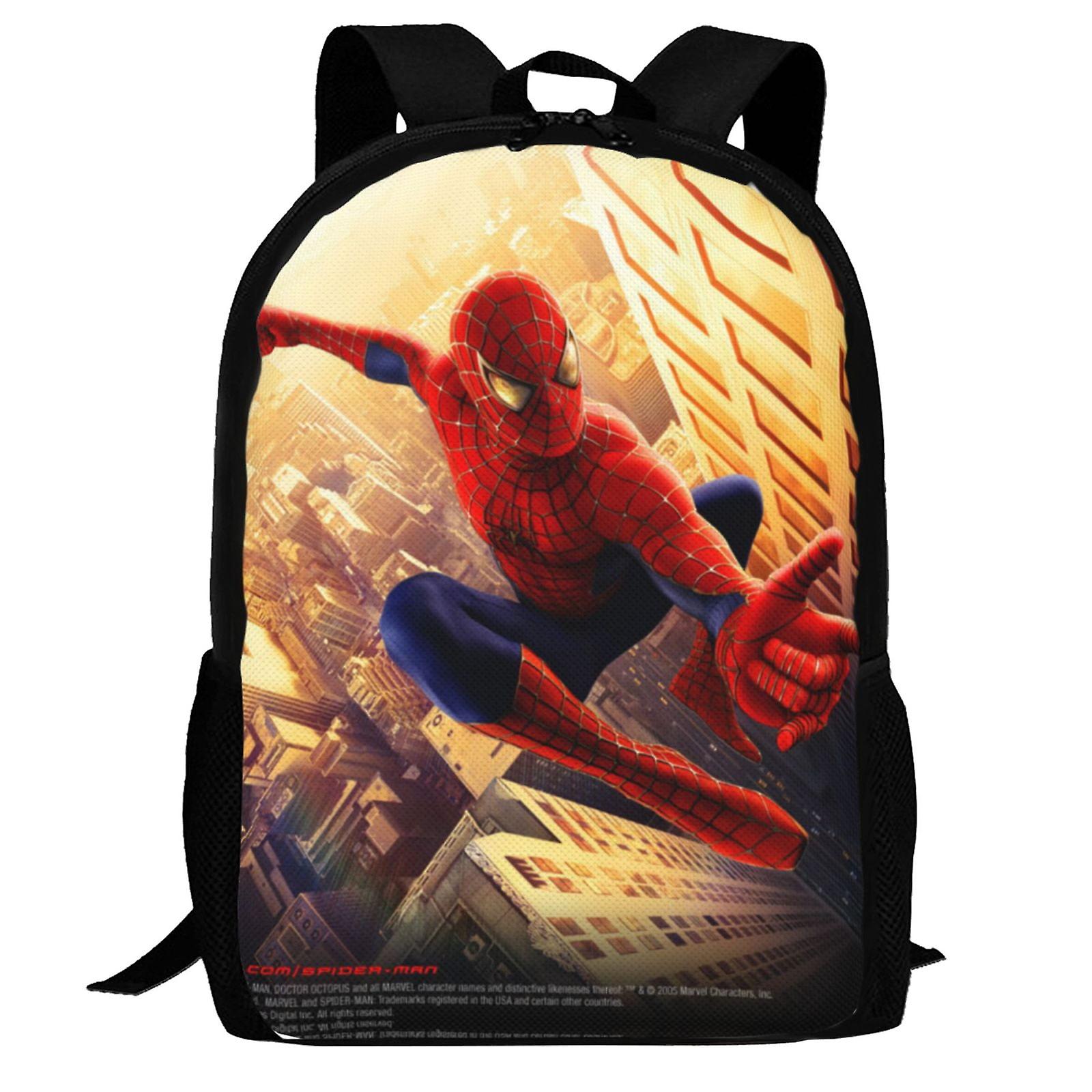 Spider-Man Backpack,3d Print Laptop Backpack Lightweight Casual Daypack Bookbag Multi-Function Travel Backpack