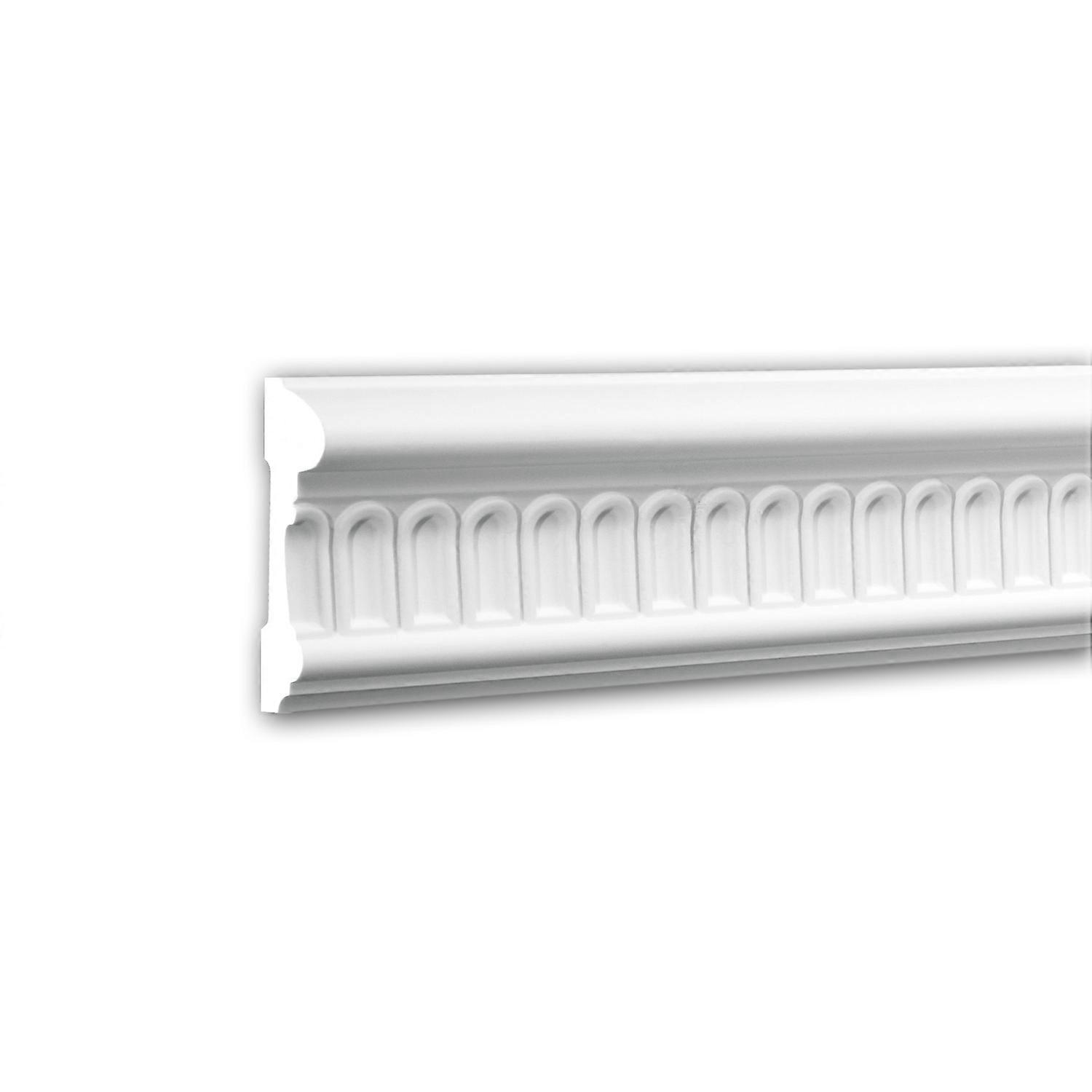 e-Delux GmbH 1 x Cimaise 151340F Profhome blanc Polyuréthane prétraité léger, solide, indéformable