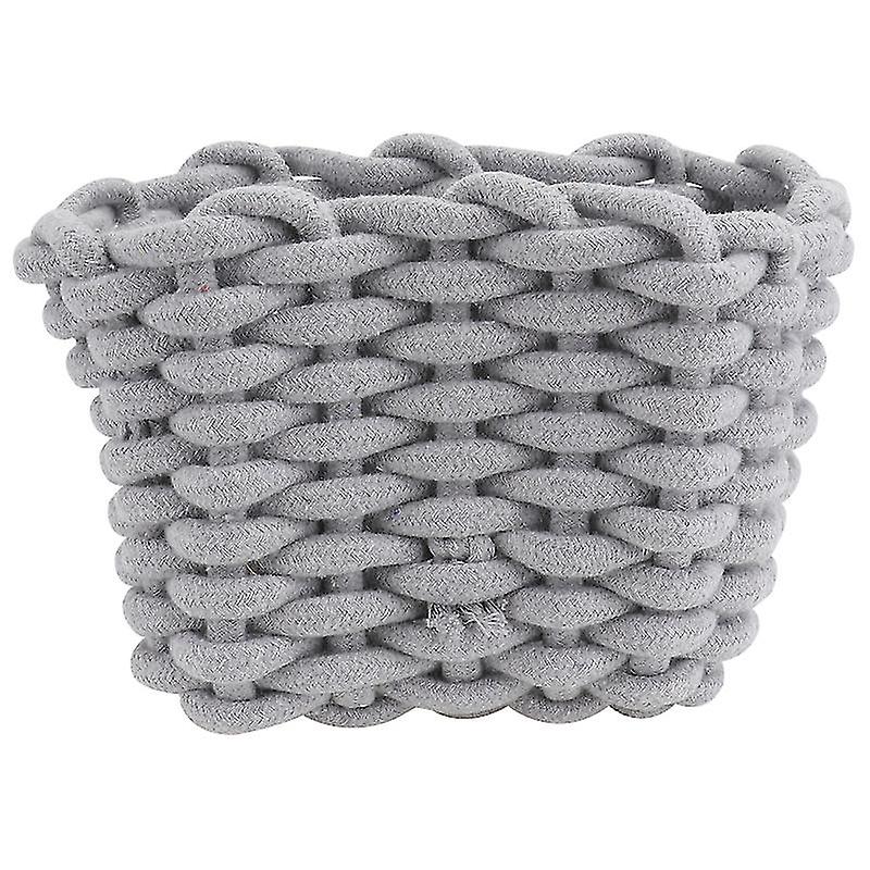 1pcs Cotton Thread Basket For Desktop Cosmetics Home