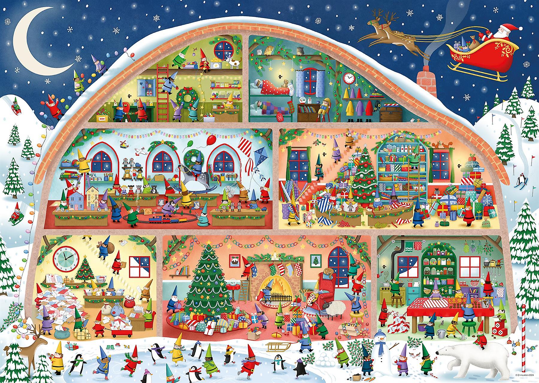 Ravensburger 圣诞老人工作室拼图游戏(1000 块)