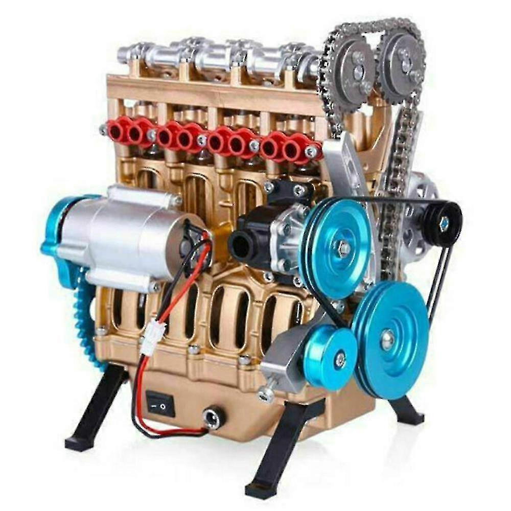 Resin Car Engine Model Kit Home Decor Ornaments Desktop Engine Statue
