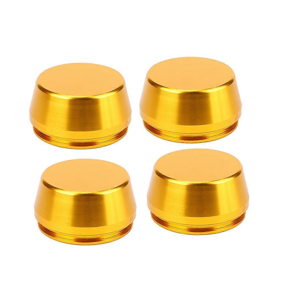 4pcs 56mm/2.2in Universal Wheel Rim Center Cap Hub Cover Aluminum Modified Part(Gold) NO.80532