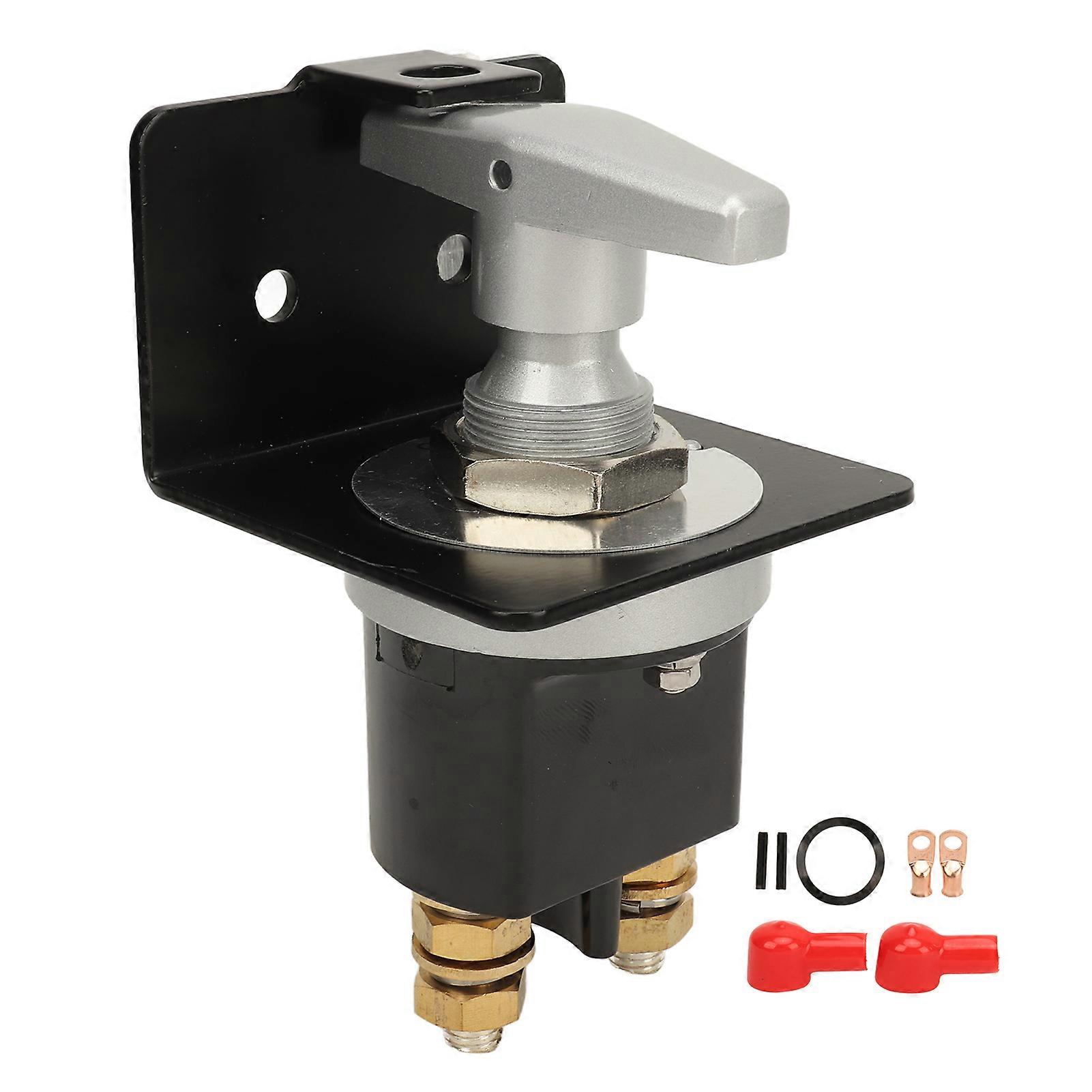 Battery Disconnect Switch DC12 to 36V 500A High Current Battery Kill Switch with Lockout Plate For Cars RVs Yachts E2U511