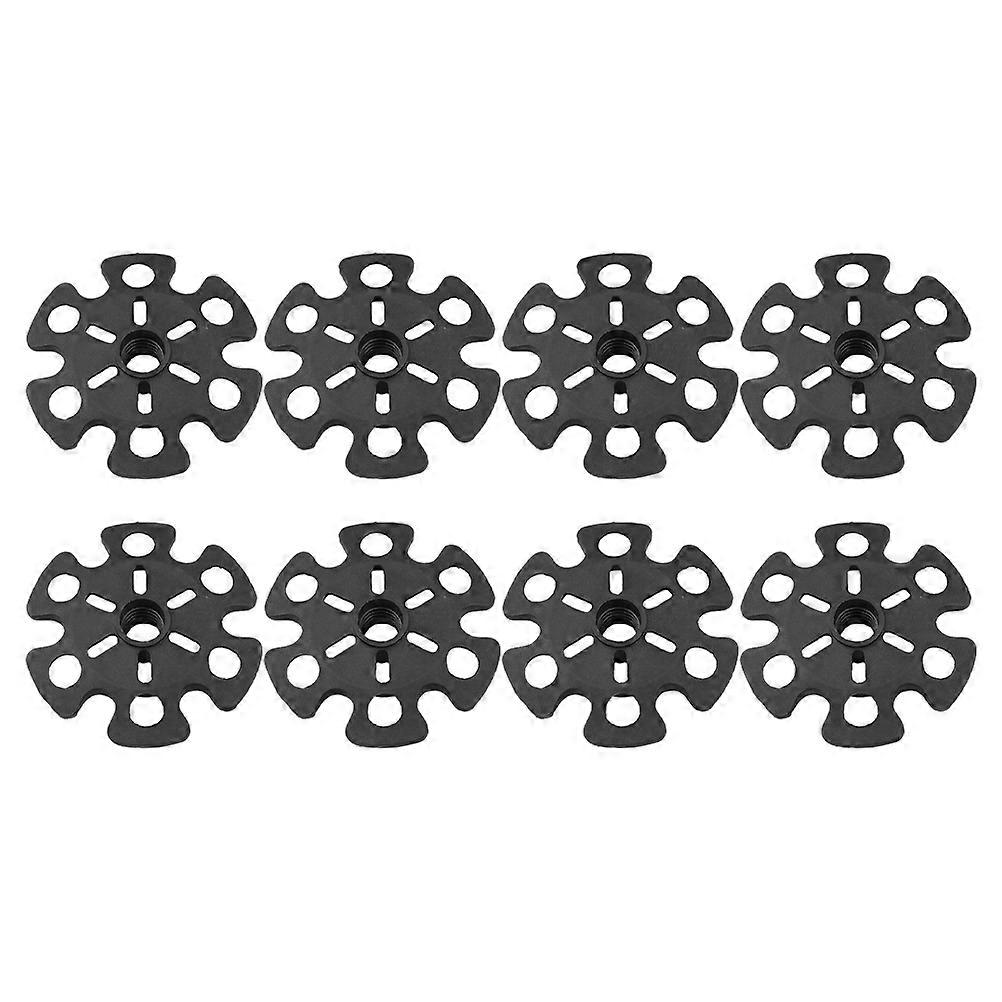 8pcs Outdoor Climbing Trekking Pole Tips Snowflake Disk Walking Stick Baskets