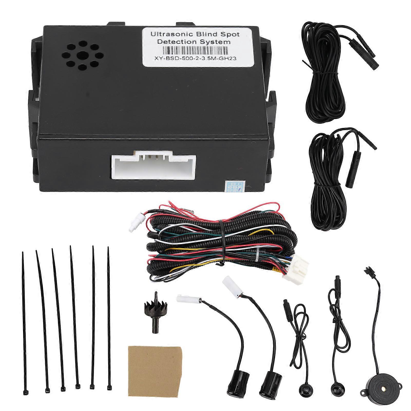 Car Blind Spot Monitoring System BSD Distance Assistant Lane Changing Warning Reversing Radar Driving Assistance Sensor