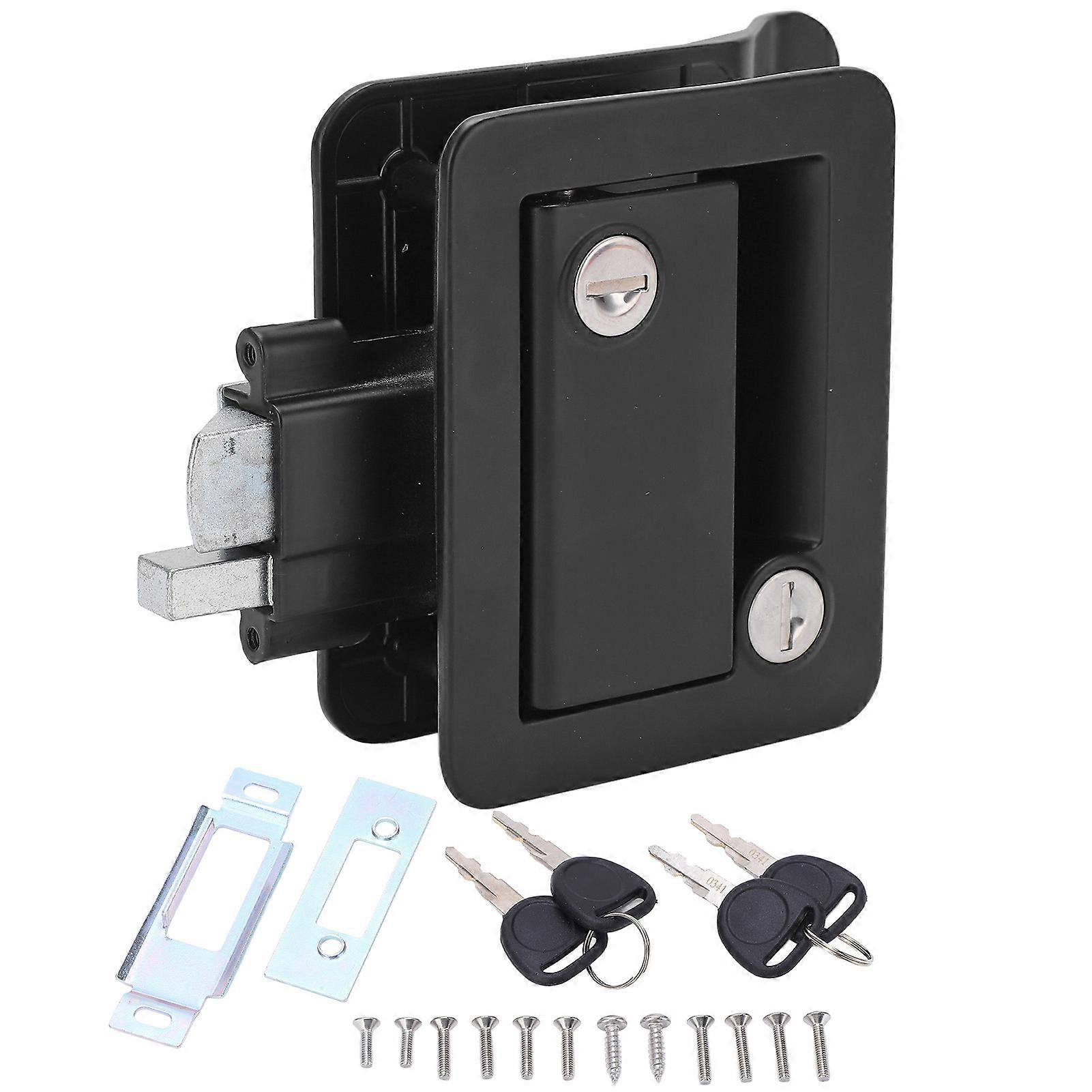 Trailer Door Latch Inside Outside Double Open Zinc Alloy Galvanized for Large Vehicles