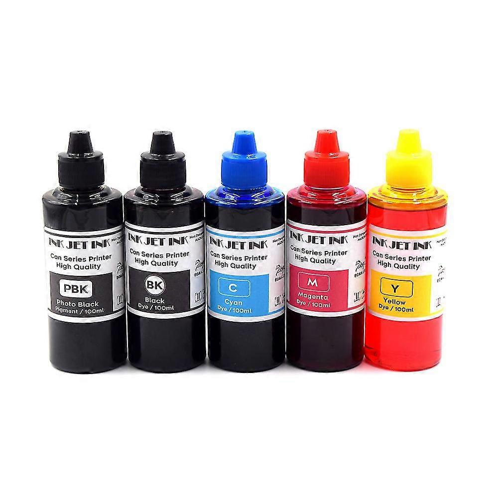 hg 5Color *100ML PGI-280 CLI-281 PGI280 CLI-281 280/281 ink Reill For Canon TR7520 TR8520 TS6120 TS6220 TS9521C TS9520 TS702 TS6320