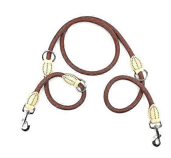 Hundeleine Multifunktionale Doppelleine 2m 3-Wege Verstellbare Nylon  Schulter Leine rund und bissfest | Fruugo DE