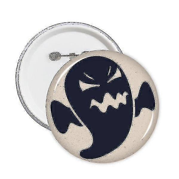 Angry Halloween Ghosts Round Pins Badge