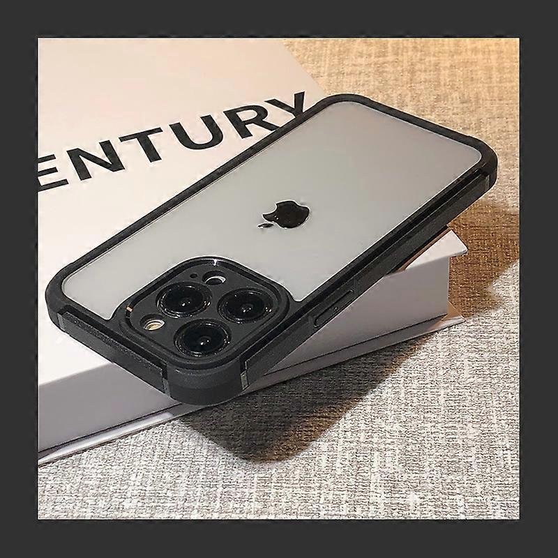 Apply to Shockproof Bumper Soft Clear Phone Case For iPhone 14 13 11 12 Pro Max XR X XS Max 13Pro 11 Transparent Camera Protection Cover mobile phone