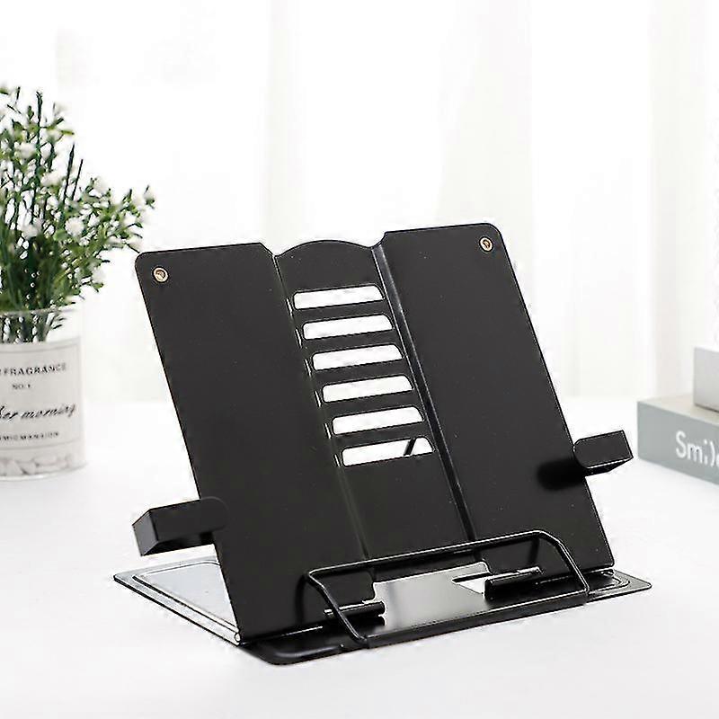 Multi-function Metal Book Stand Portable Adjustable Reading Rest Holder Anti-slip Stable Bookend Cookbook