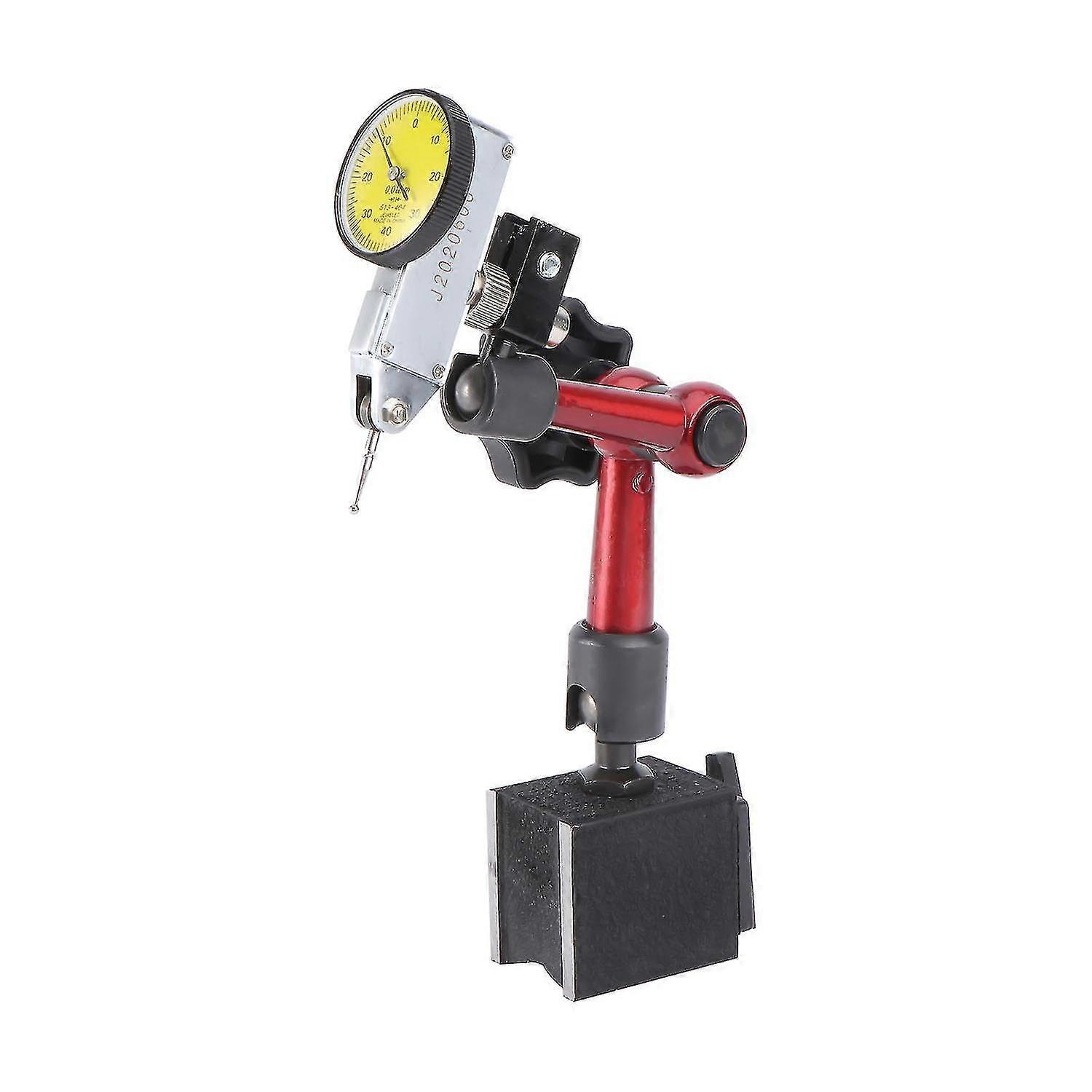 Magnetic Flexible Base Holder Stand + Dial Test Indicator Gauge Scale Precision