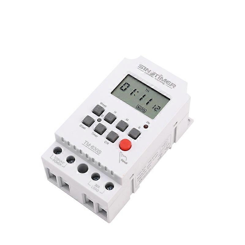 Sinotimer 3X Tm630s-2 220V Seconds Control Timer Switch Large Screen Digital Display Hot Pin Voltage Output Time Controller