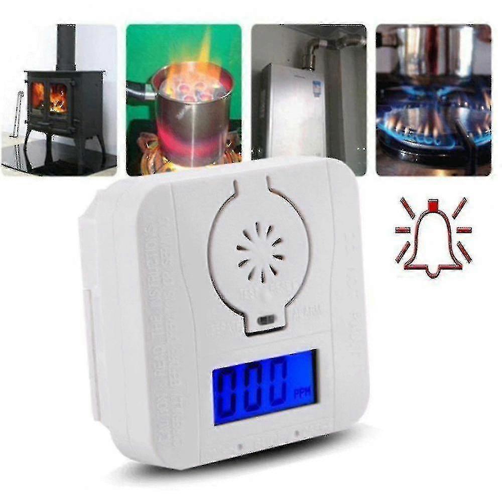Warning Sensor Led Display Carbon Monoxide Detector