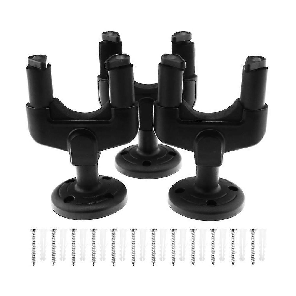 3pcs Electric Guitar Hanger Easy Install Guitars Holder Stand Wall Mount Rack for All Size Guitar Stringed Musical Instrument Accessory