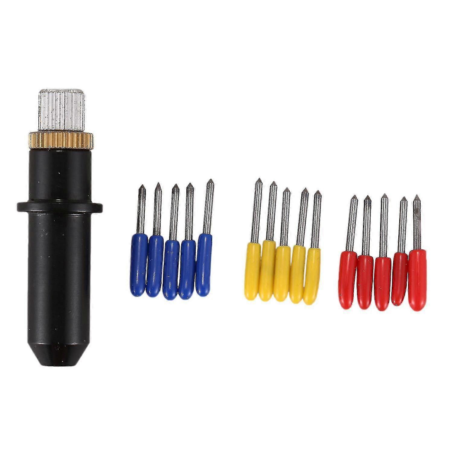 16pc 30/45/60 Degrees Cutting Plotter Cutter Blades+ Blade Holder