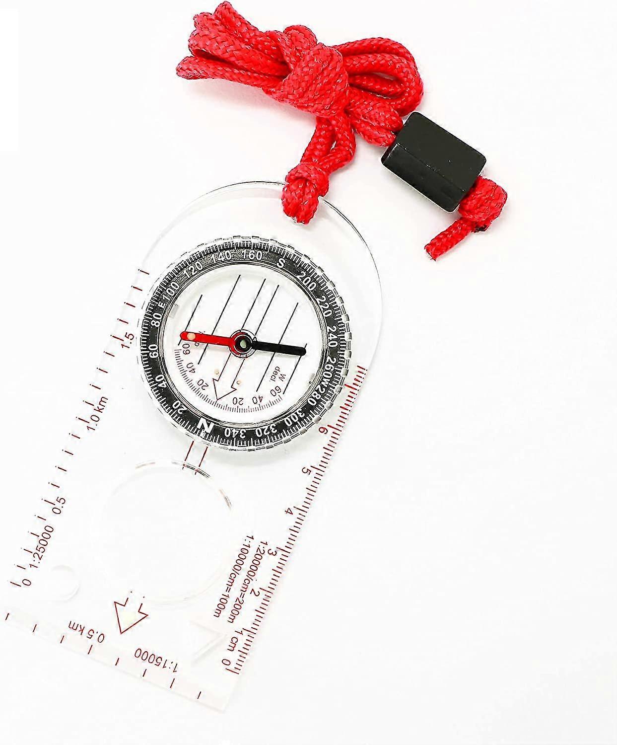 Yaju Compass Orienteering Compass Adjustable Declination Navigation Explorer Compass For Map Reading And Navigation (11.6 X 5.6 Cm)1pcs)