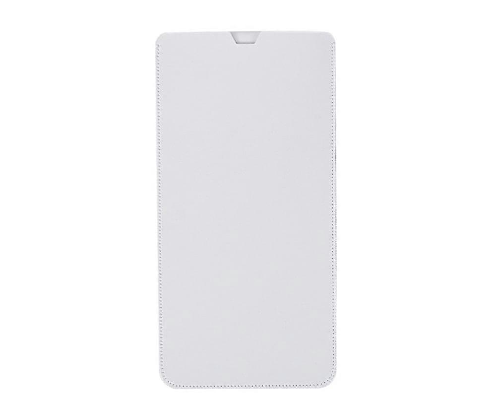 Dustproof Keyboard Sleeve Wear-resistant Portable Faux Leather Keyboard Case for Logitech K380 - White