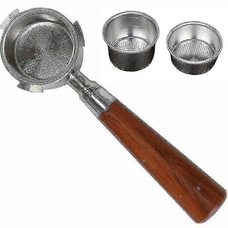 51 مم لماكينة Delonghi Ec685 Ec680 مع وعاءين لمسحوق القهوة مقاس 51 مم