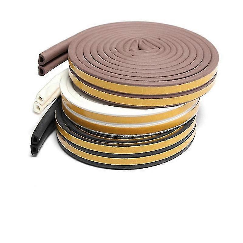 Window Draught Excluder Tape Self-adhesive Strip Type D/e/i Window Seal 9mm X 6mm X 5m