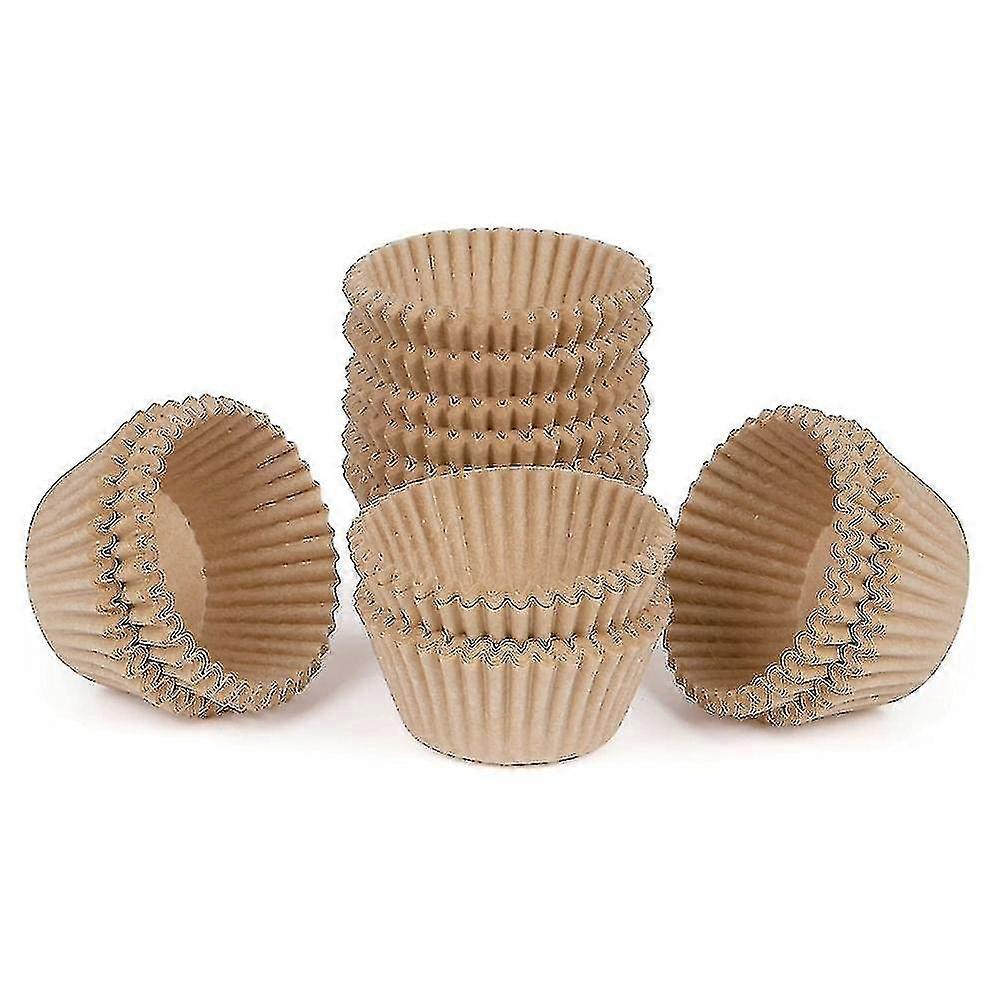Mini Cupcake Liners Muffin Liners Greaseproof Baking Cups Brown