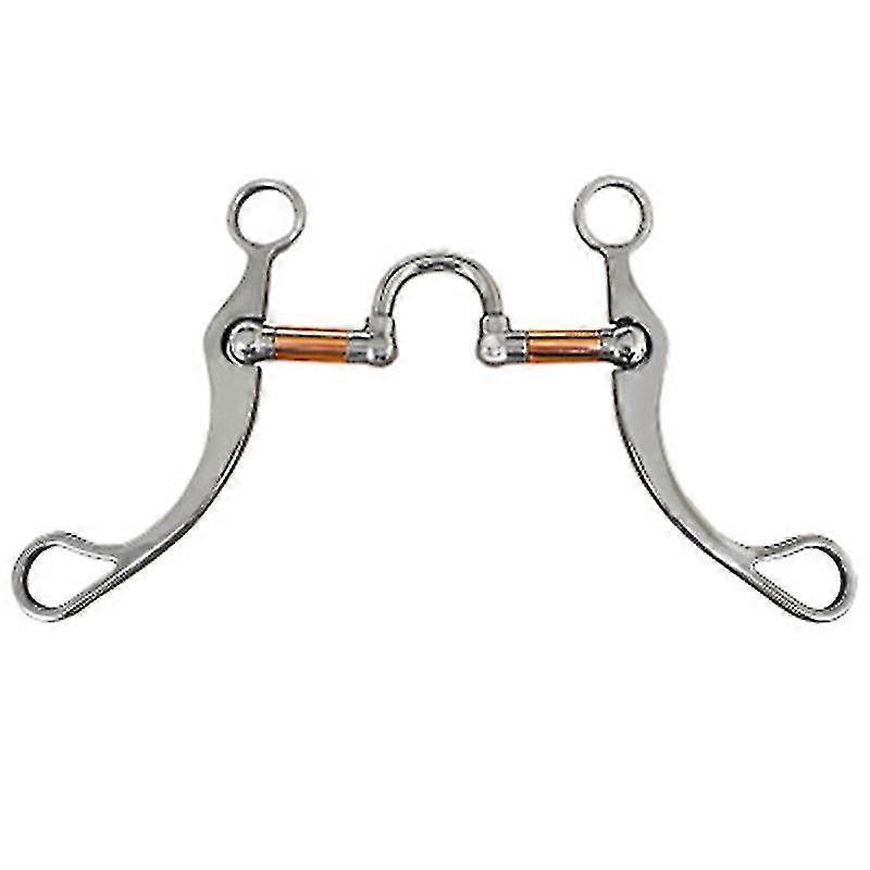 Stainless Steel Snaffle Bit Compatible With Horses Coronet Mouth Training Bit