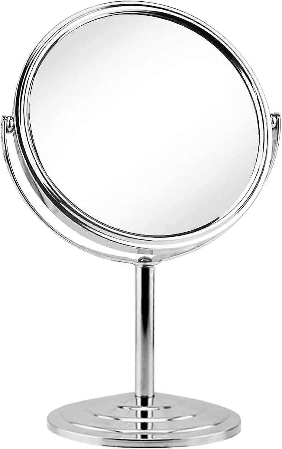 Magnifying Vanity Table Mirror Double Sided 7 In Swivel 3X