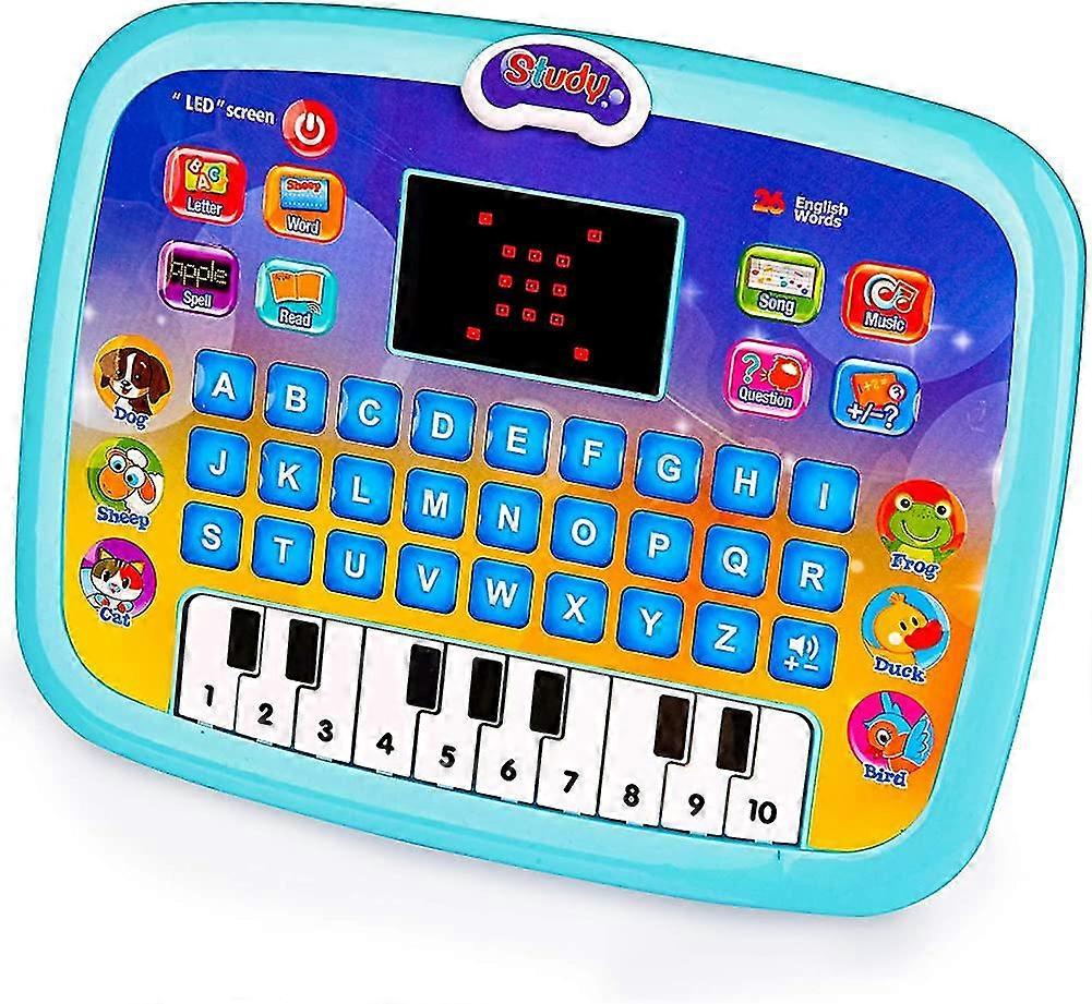 Educational Tablet Toy For Kids To Learn Music, Alphabet, Animals, Arithmetic