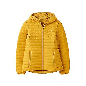 Joules Snug Womens Water Resistant Packable Coat - Antique Gold