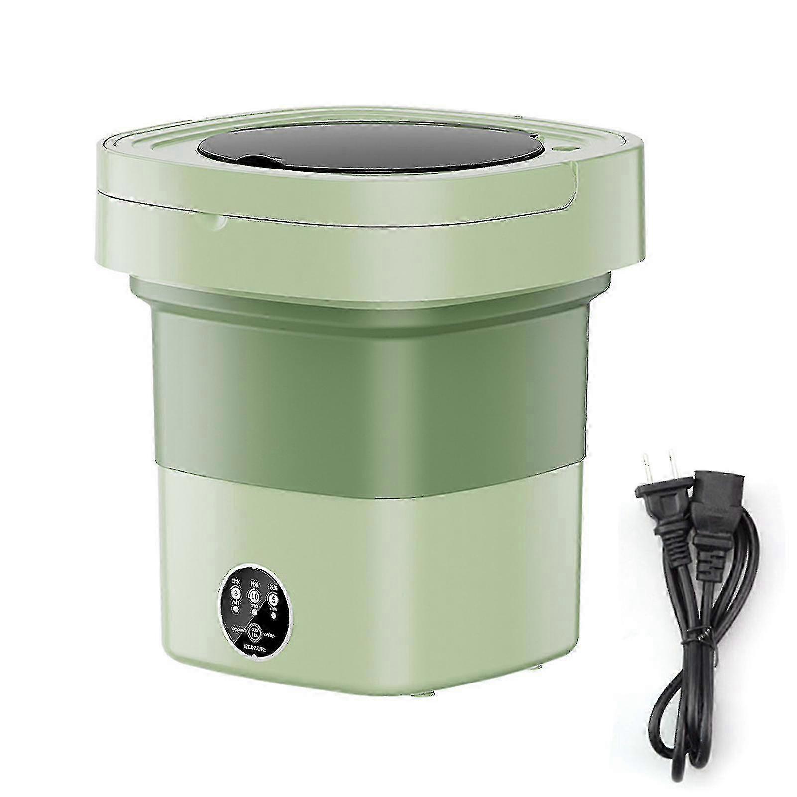 11l Foldable Washing Machine With Spin Dryer, Blue Light Sterilization Laundry Washer Machine For Underwear Baby Clothes