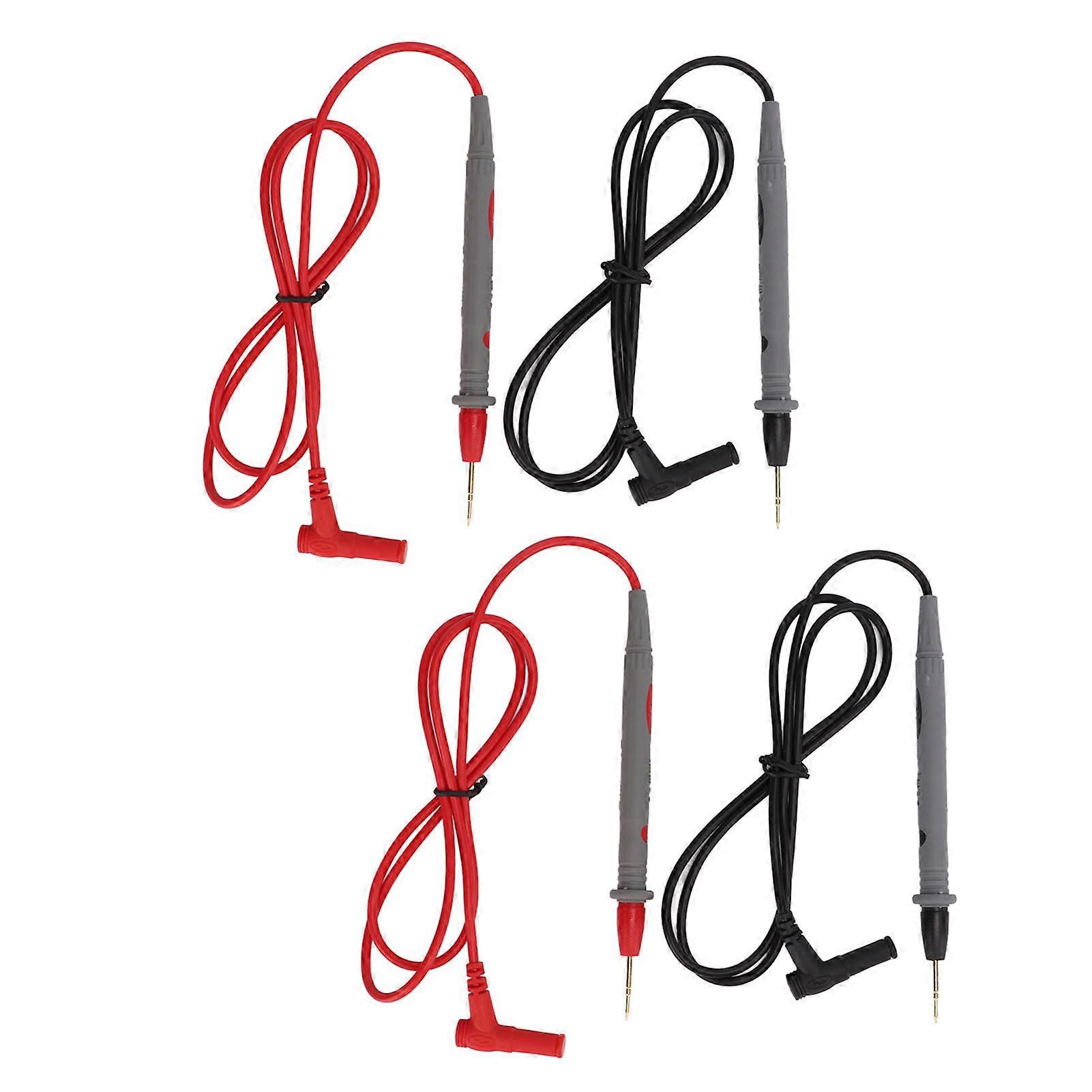 4pcs Digital Multimeter Test Pen Universal 10A Tester Line Probe Pen for IC Components 1000V