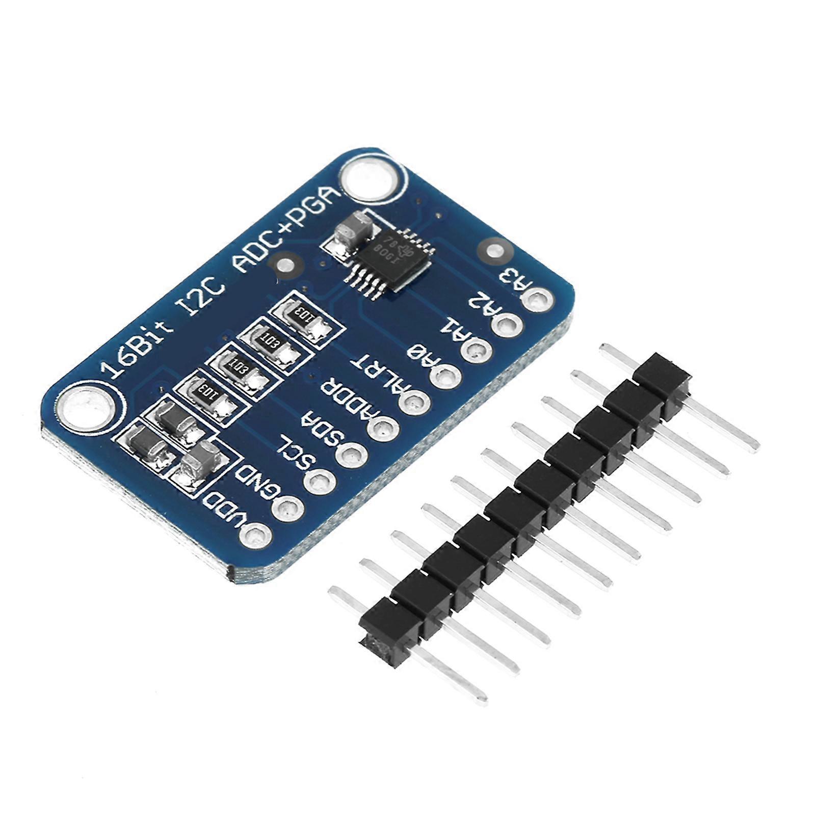 1pc 16?Bit I2C ADC Development Board Analog to Digital Converter Module