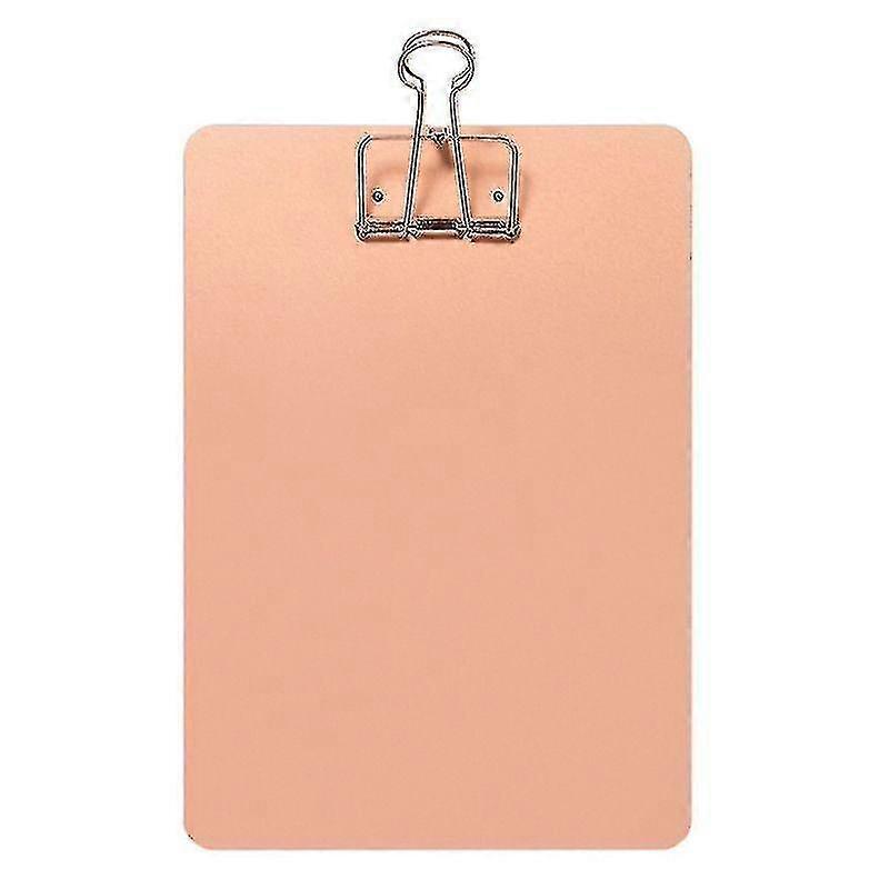 Metal Writing Clipboard1pcsrose Gold)