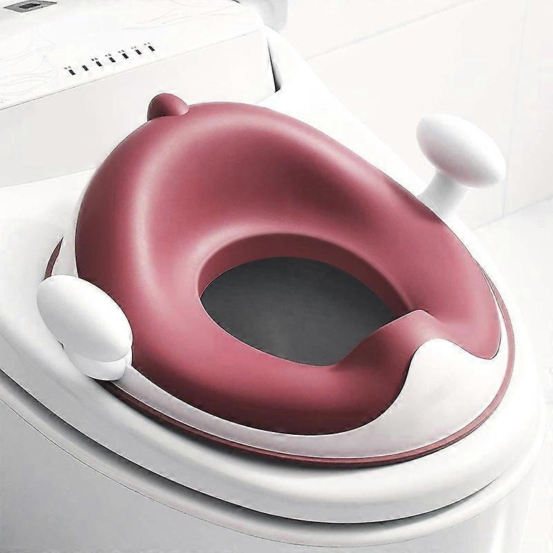 Baby Potty Training Toilet Seat with Soft Cushion Handles